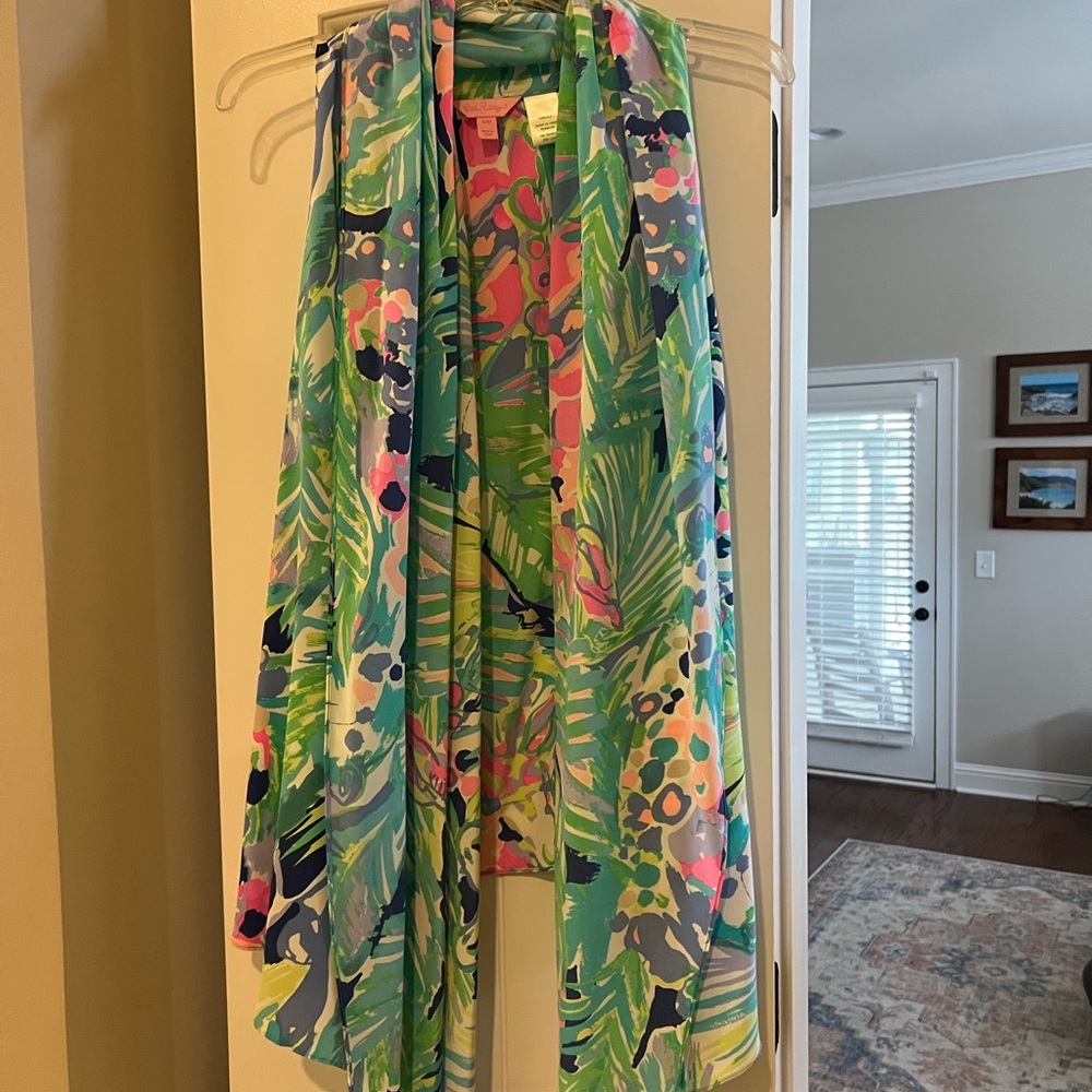 Lilly Pulitzer Hana Convertible Vest in Purrfect